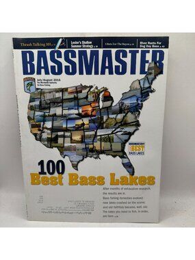 Bassmaster 100 Best Bass Lakes Jul Aug 2016 Bass Fishing Magazine